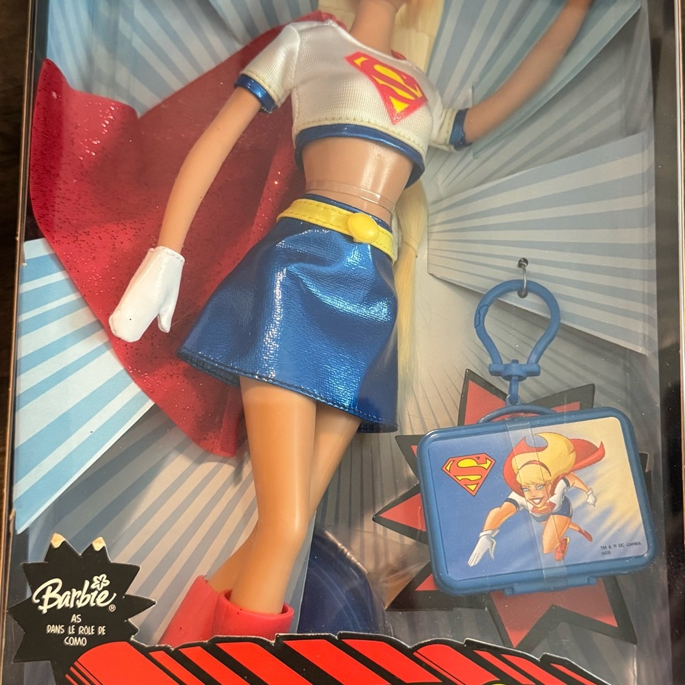 Barbie Red and Blue Flight Attendant Doll with Accessories